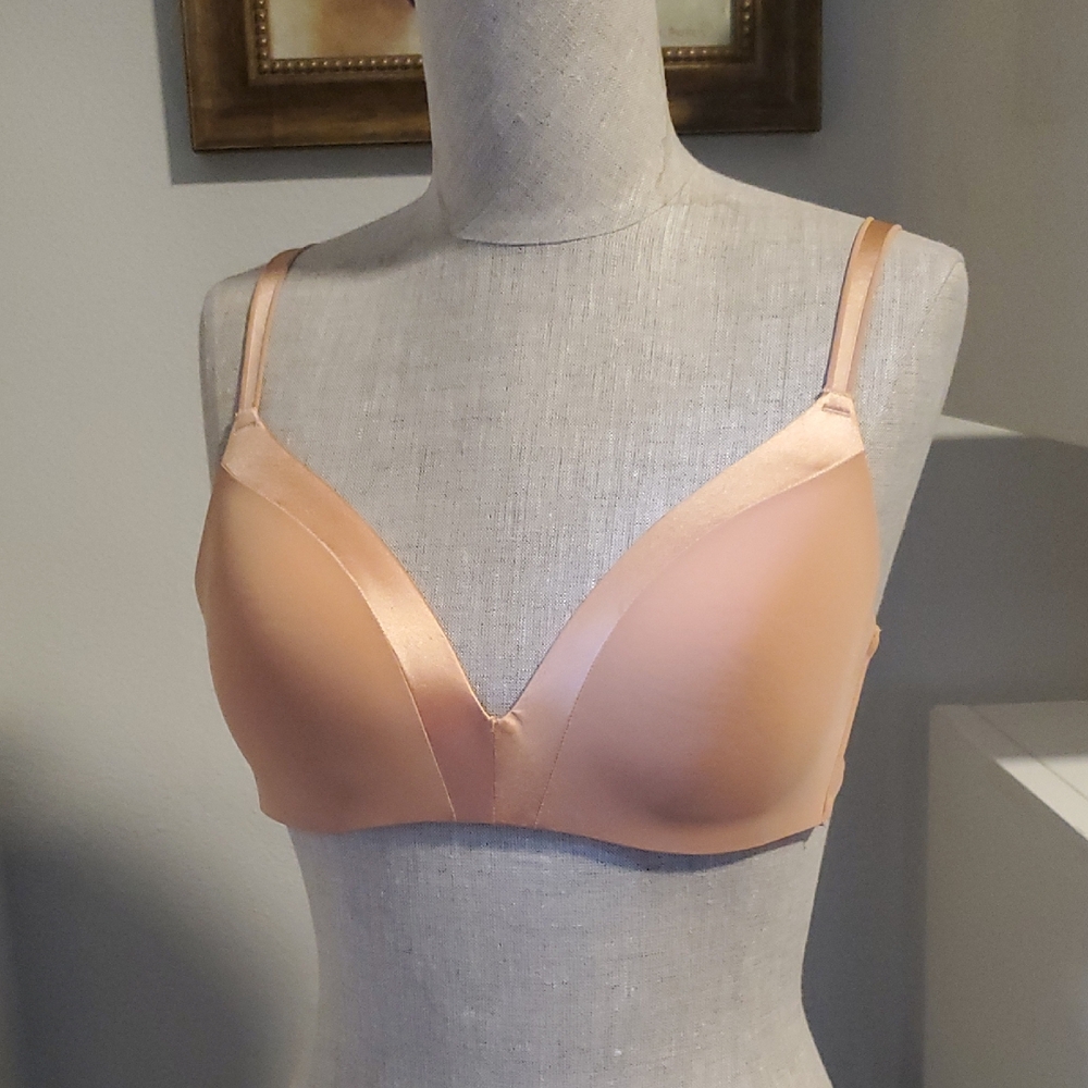 MEY Makeover Essentials Satin Nude Bra, suze 34B
